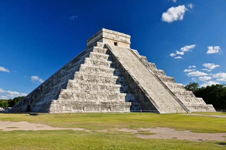 Bangunan Chichen Itza Meksiko Piramida Kuno Yang Di Akui Dunia