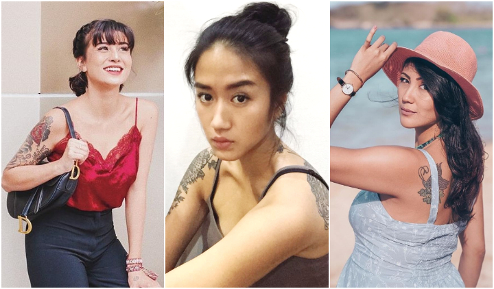 Deretan Artis Perempuan Cantik Tanah Air Yang Bertato